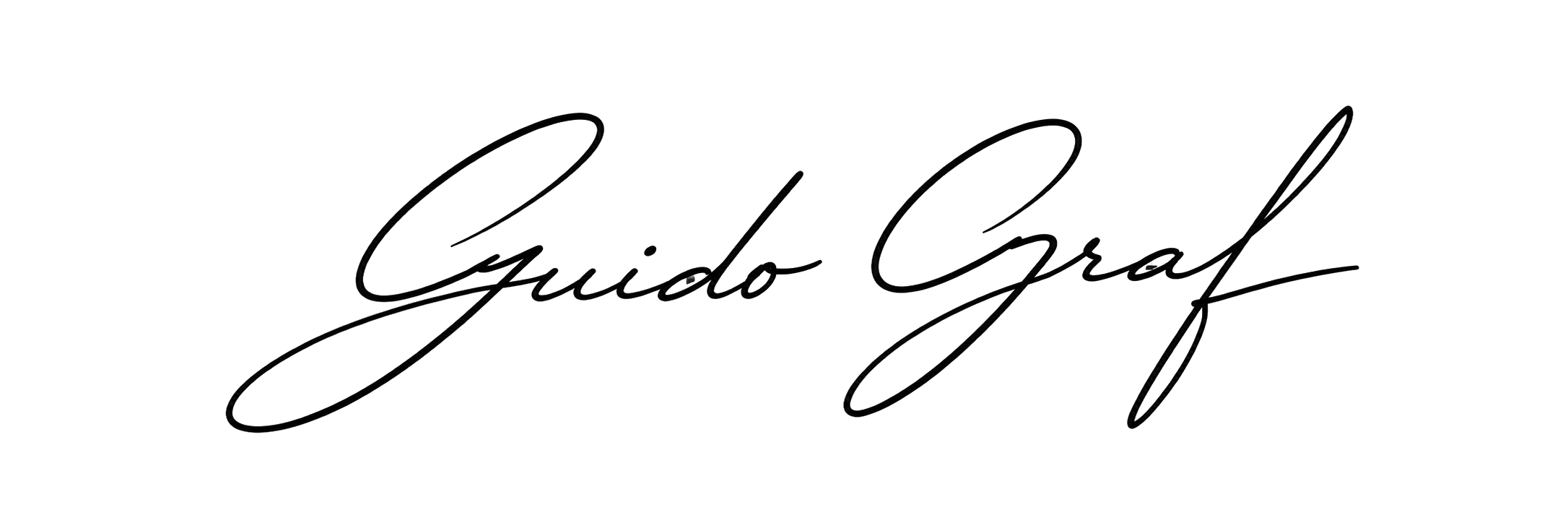 Guido Graf Unterschrift