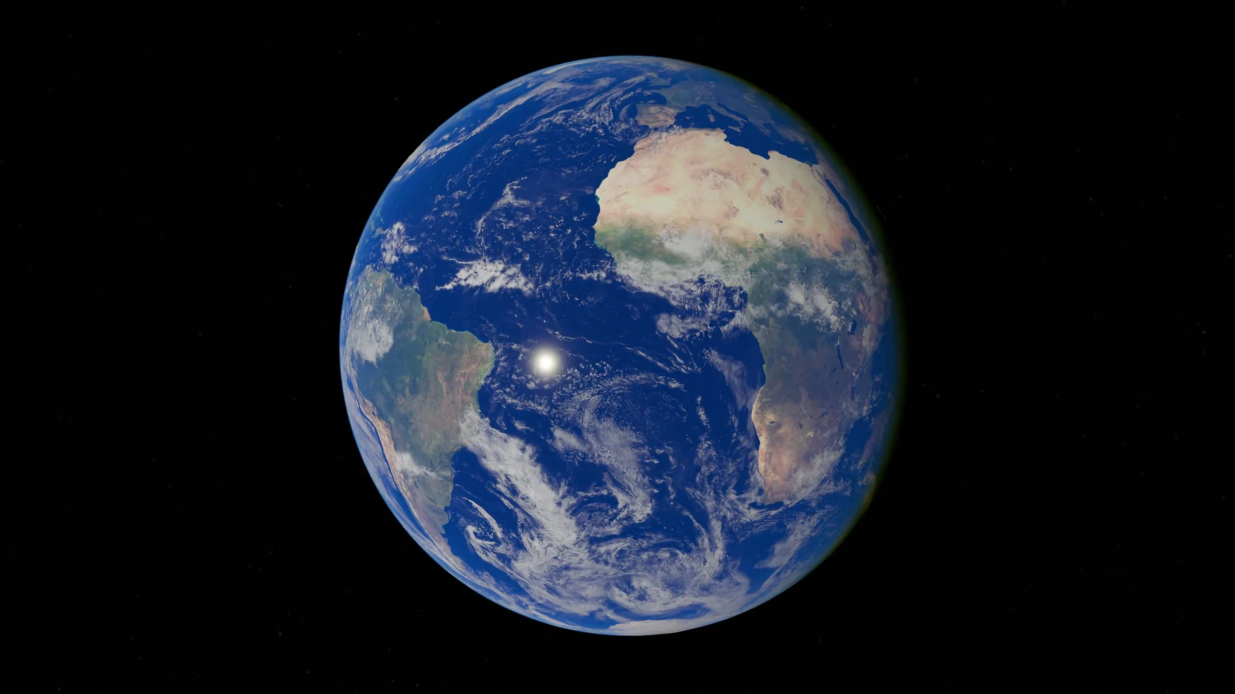 Hero motif for stratosphere flight to the edge of space with a focus on route, access and travel quality