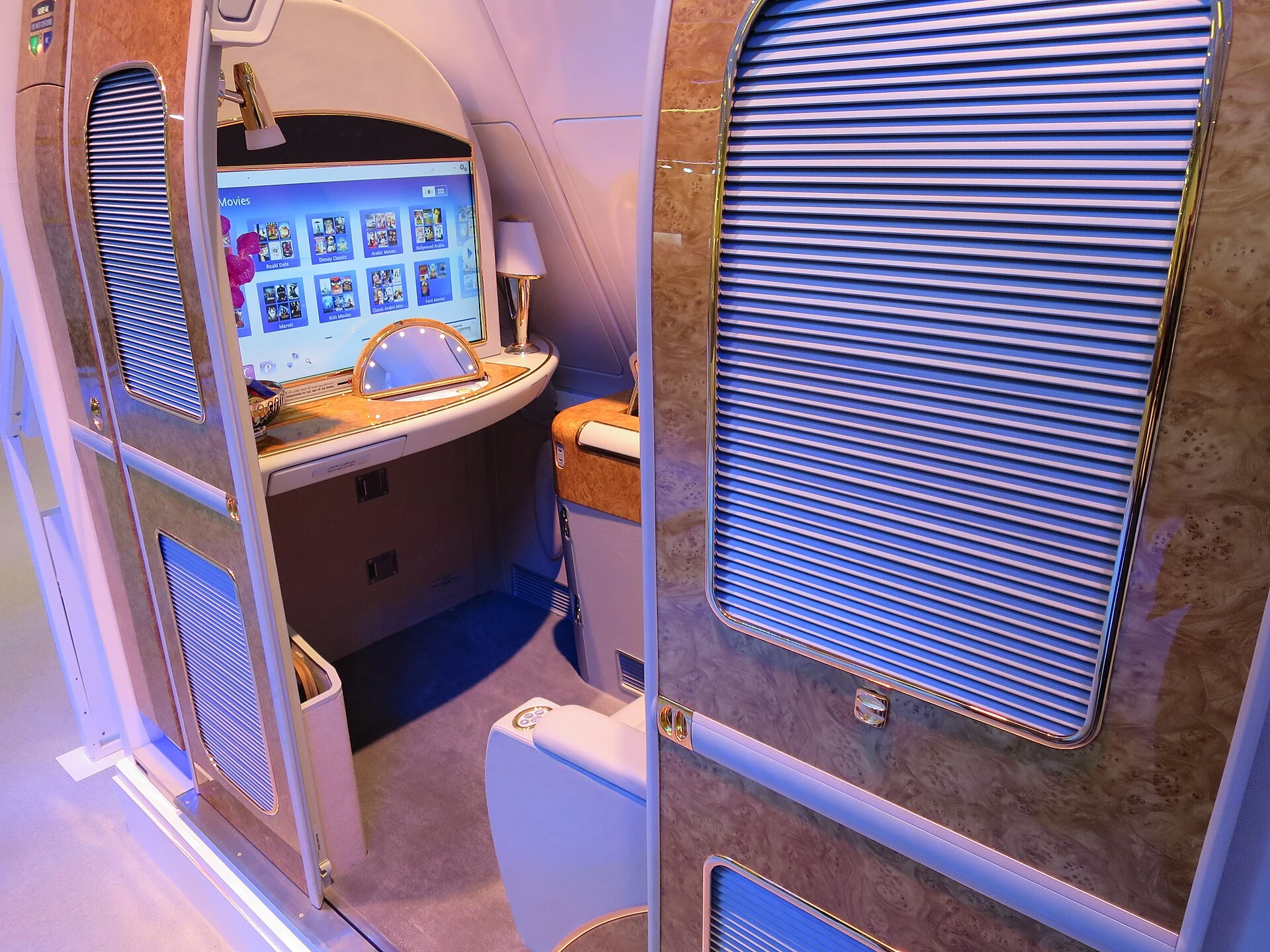 Suite Emirates A380 First Class présentée à l’ITB 2017