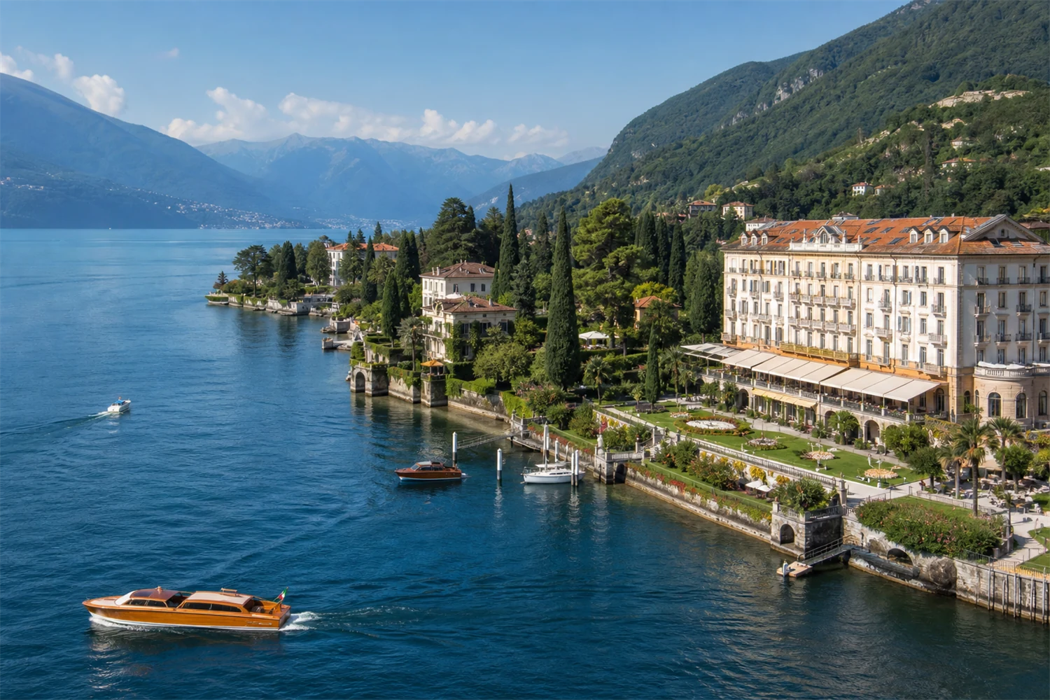 Comer See de luxe: Grand Hotels, Villen und Bootstouren