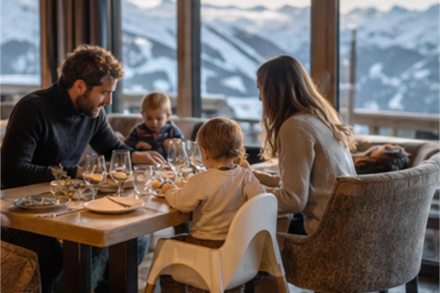 Courchevel en famille : école de ski, emplacement chalet et logique restaurant - magazine de voyage Impression 4