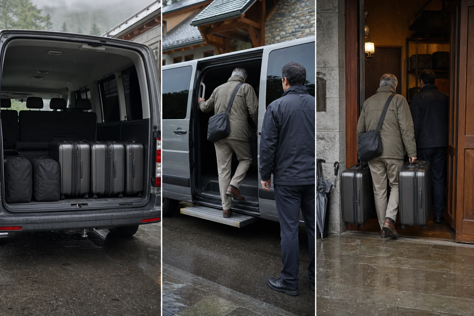 Changement d’hôtel fictif avec soute adaptée, marche basse et réception directe des valises