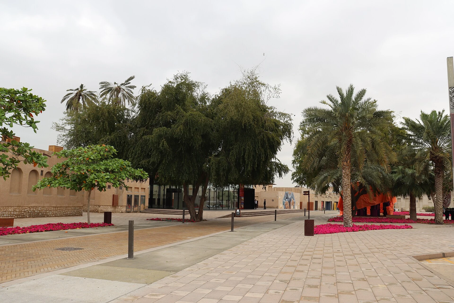 Extérieur du musée Al Shindagha à Dubaï et architecture historique