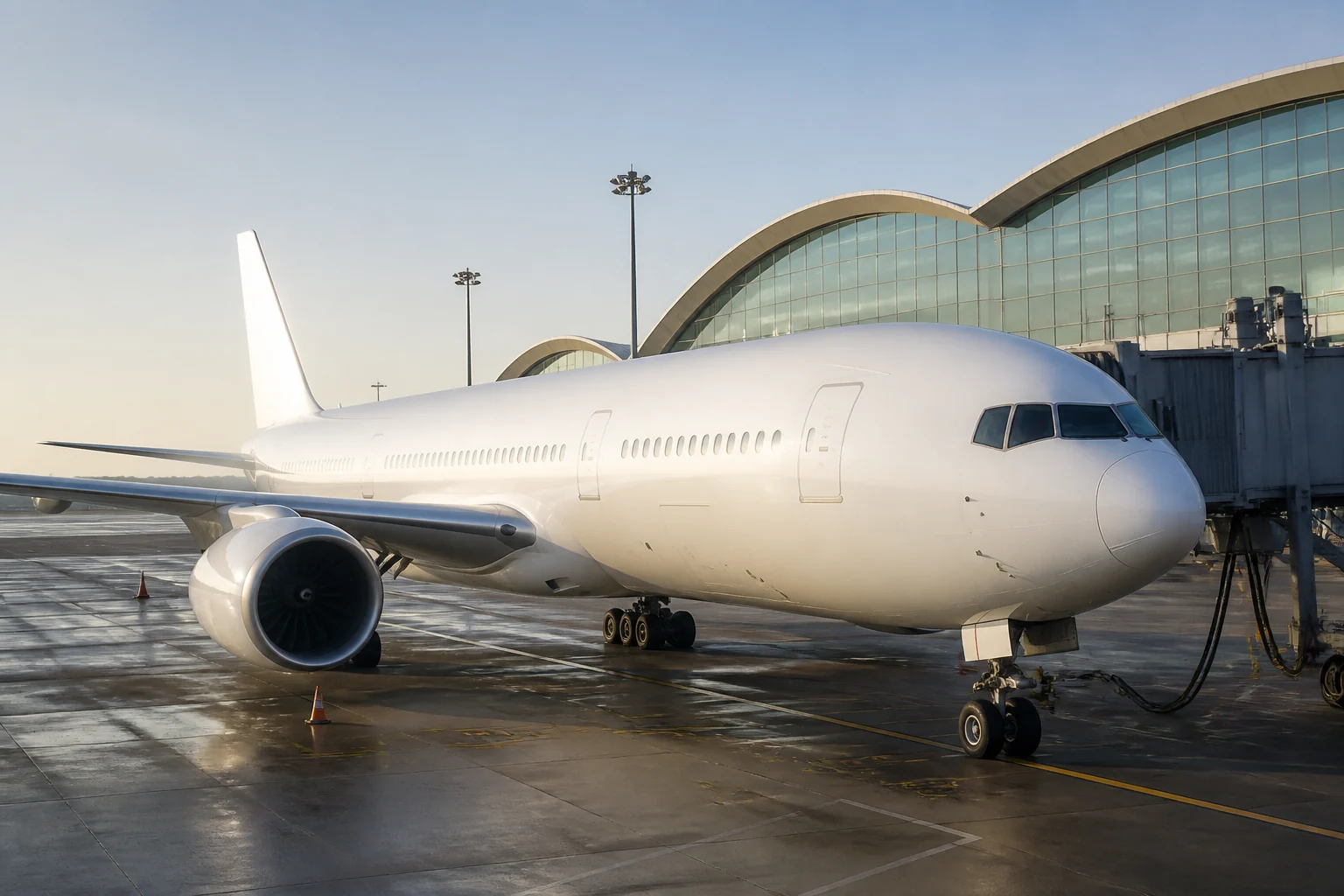 British Airways aircraft at gate C54 at London Heathrow