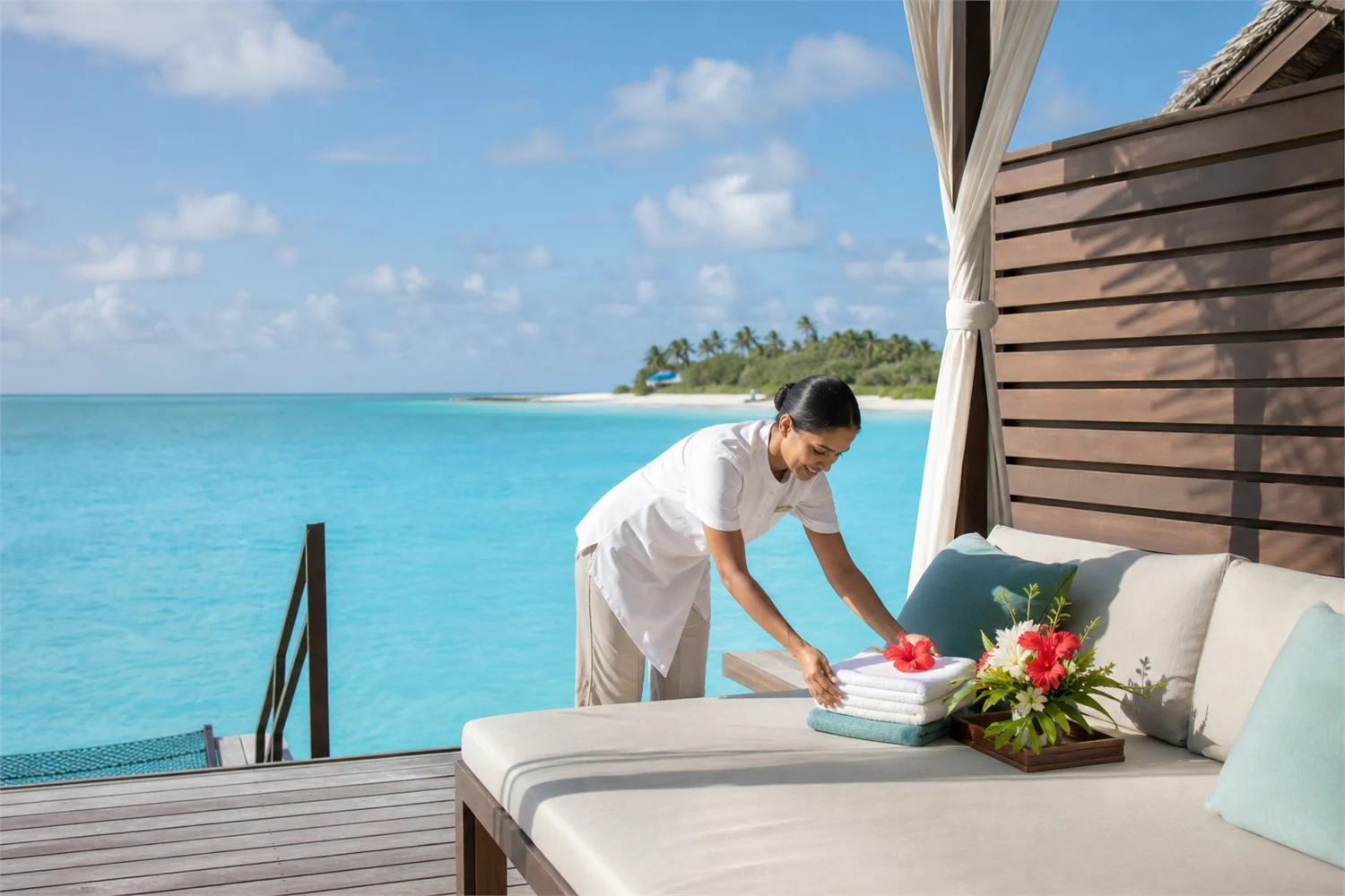 Discreet villa service for honeymoon in Maldives