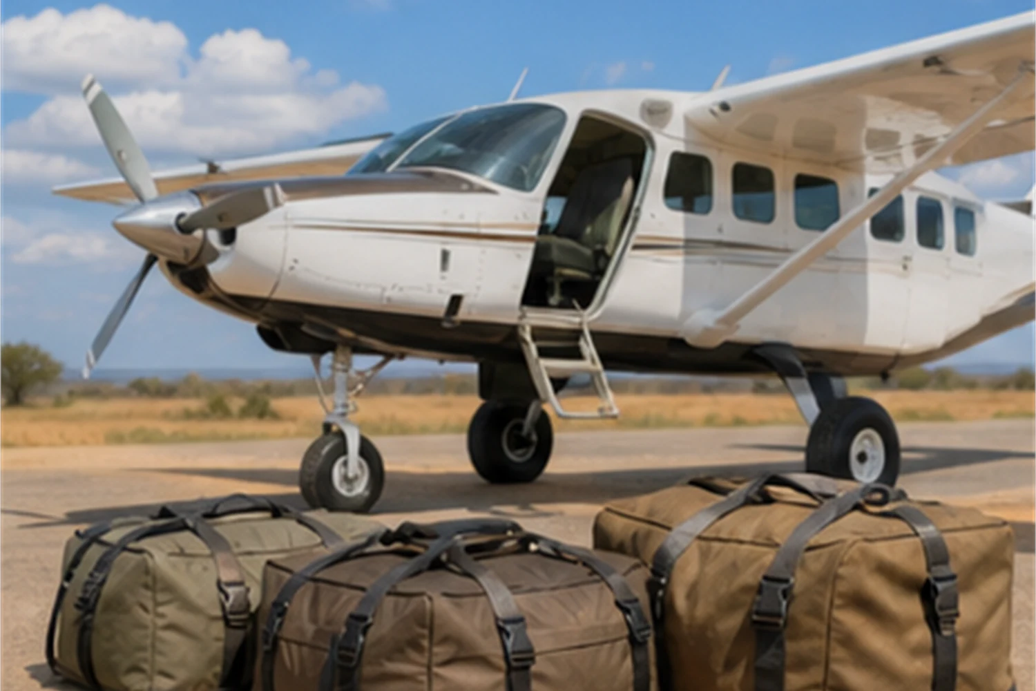 Fly-in Safari Gepaeckregeln: Wie Reisende richtig packen.