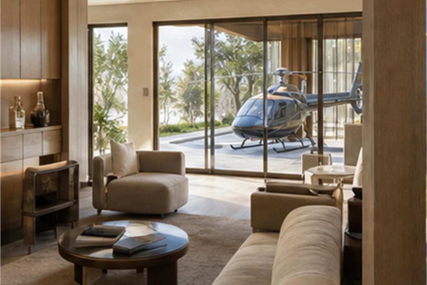 Helicopter transfer in the hotel: When it saves time and when it's just for show - travel magazine Impression 5