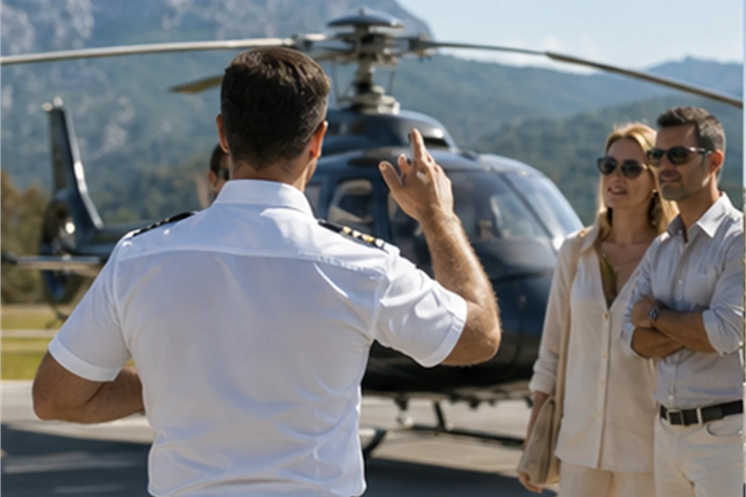 Helicopter transfer in the hotel: When it saves time and when it's just for show - travel magazine Impression 6