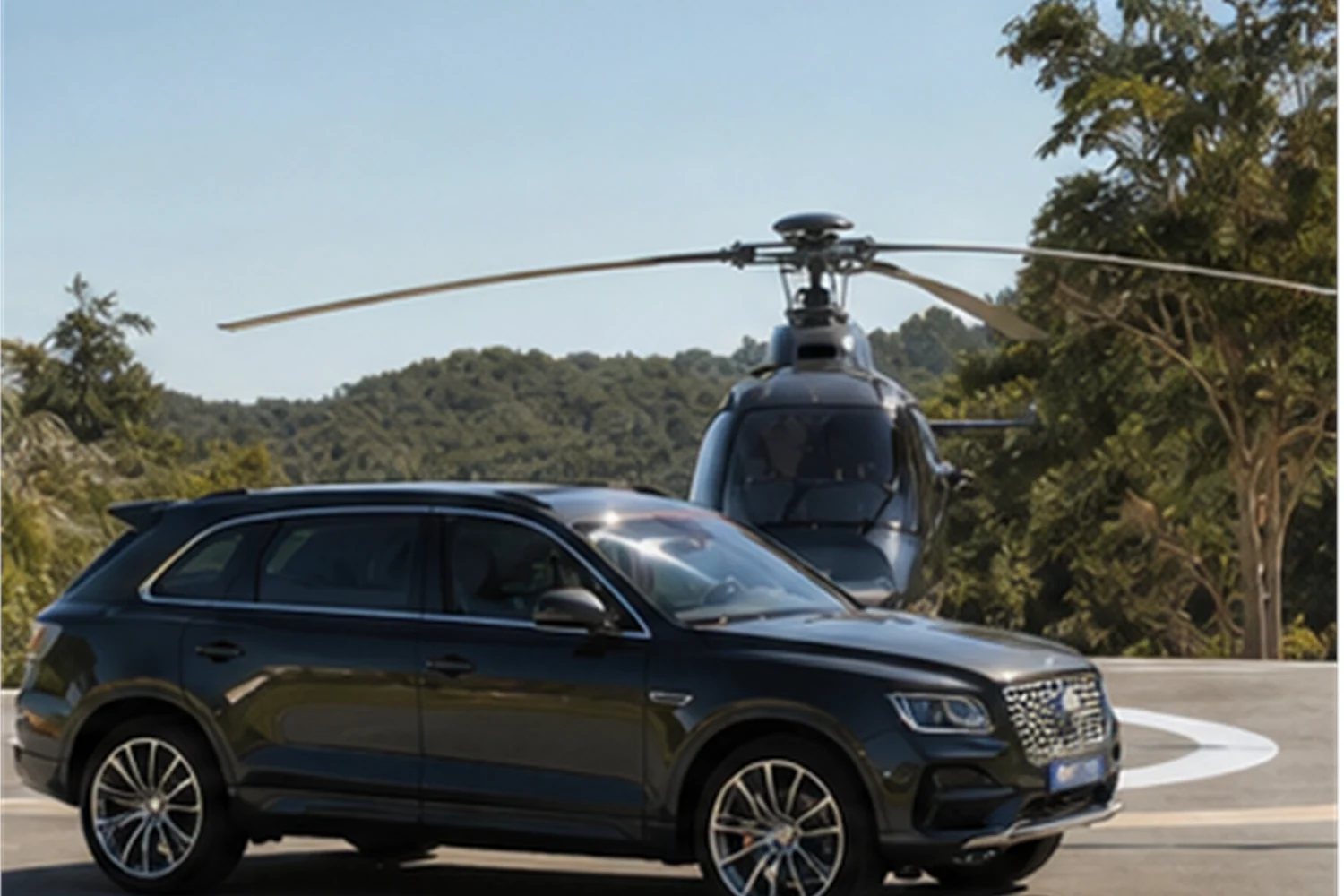 Helicopter transfer in the hotel: When it saves time and when it's just for show - travel magazine Impression 7
