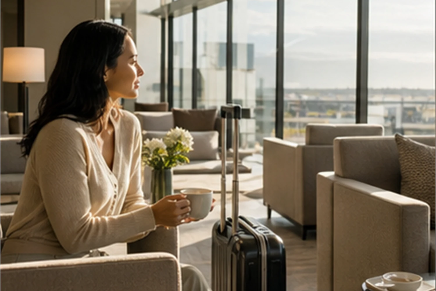 Jetlag-Management für Reisen: Flugzeiten, Stopover und erster Tag.