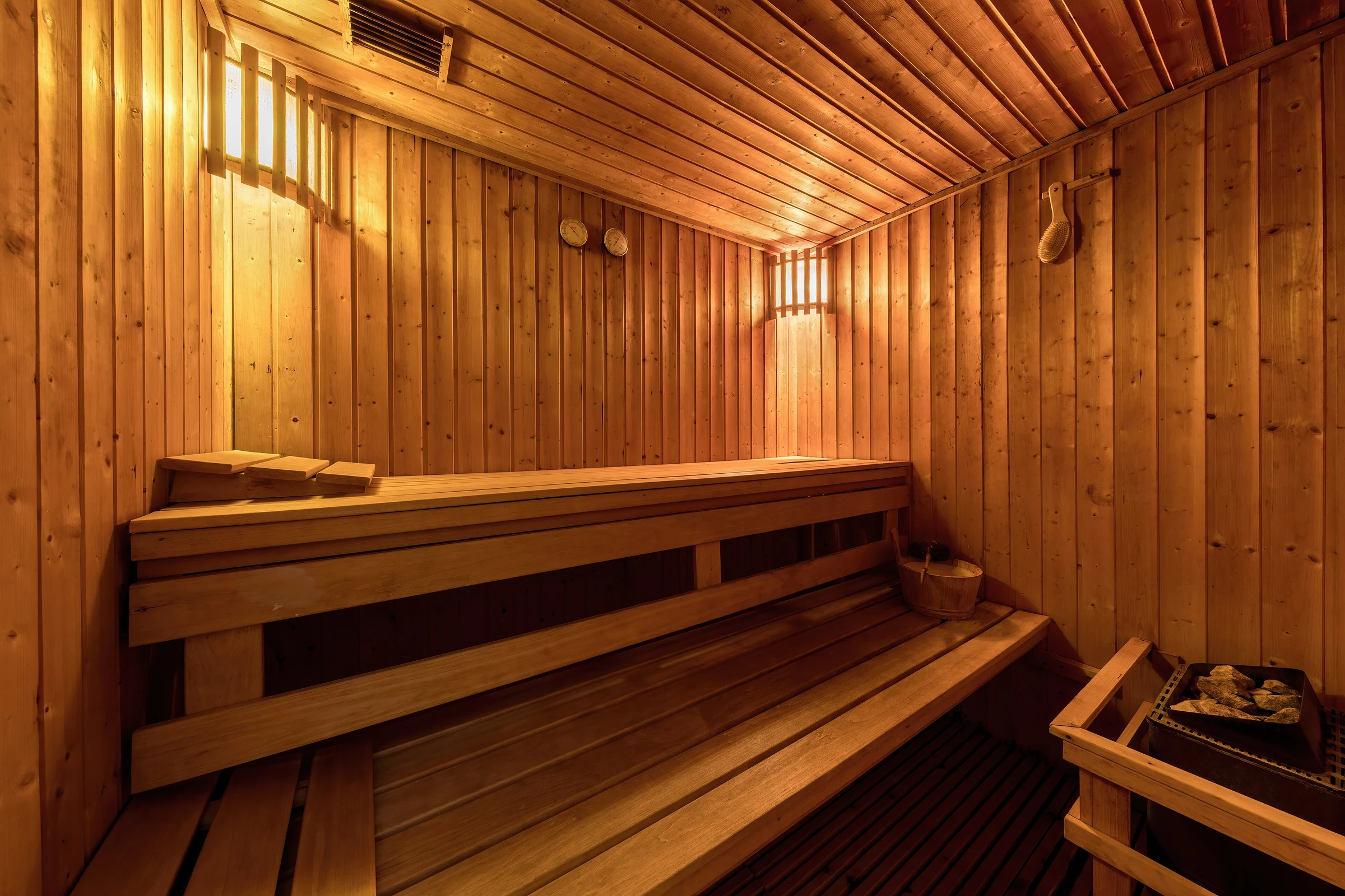 Sauna en bois du spa de l’Amantaka à Luang Prabang