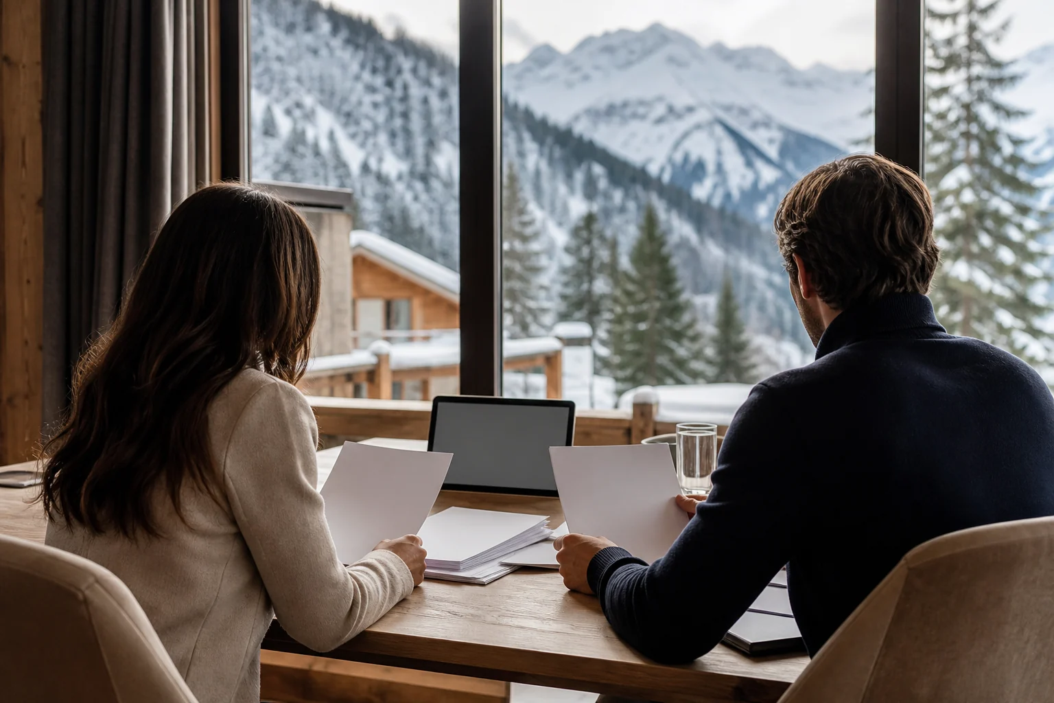 Examen professionnel anonymisé d’un contrat de chalet haut de gamme