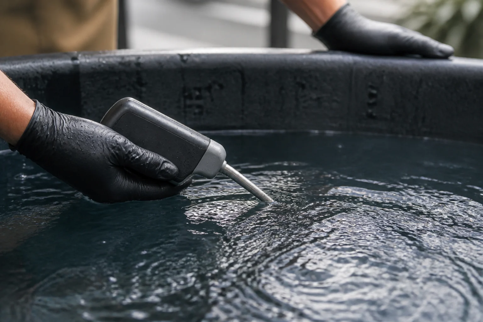 Anonymous temperature measurement of a fictional cold plunge