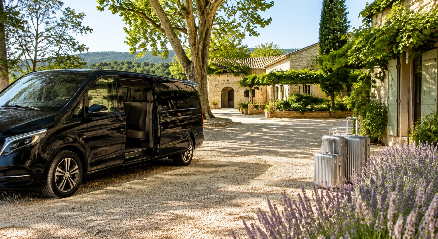 Photorealistic illustration for luxury provence: logistics and service