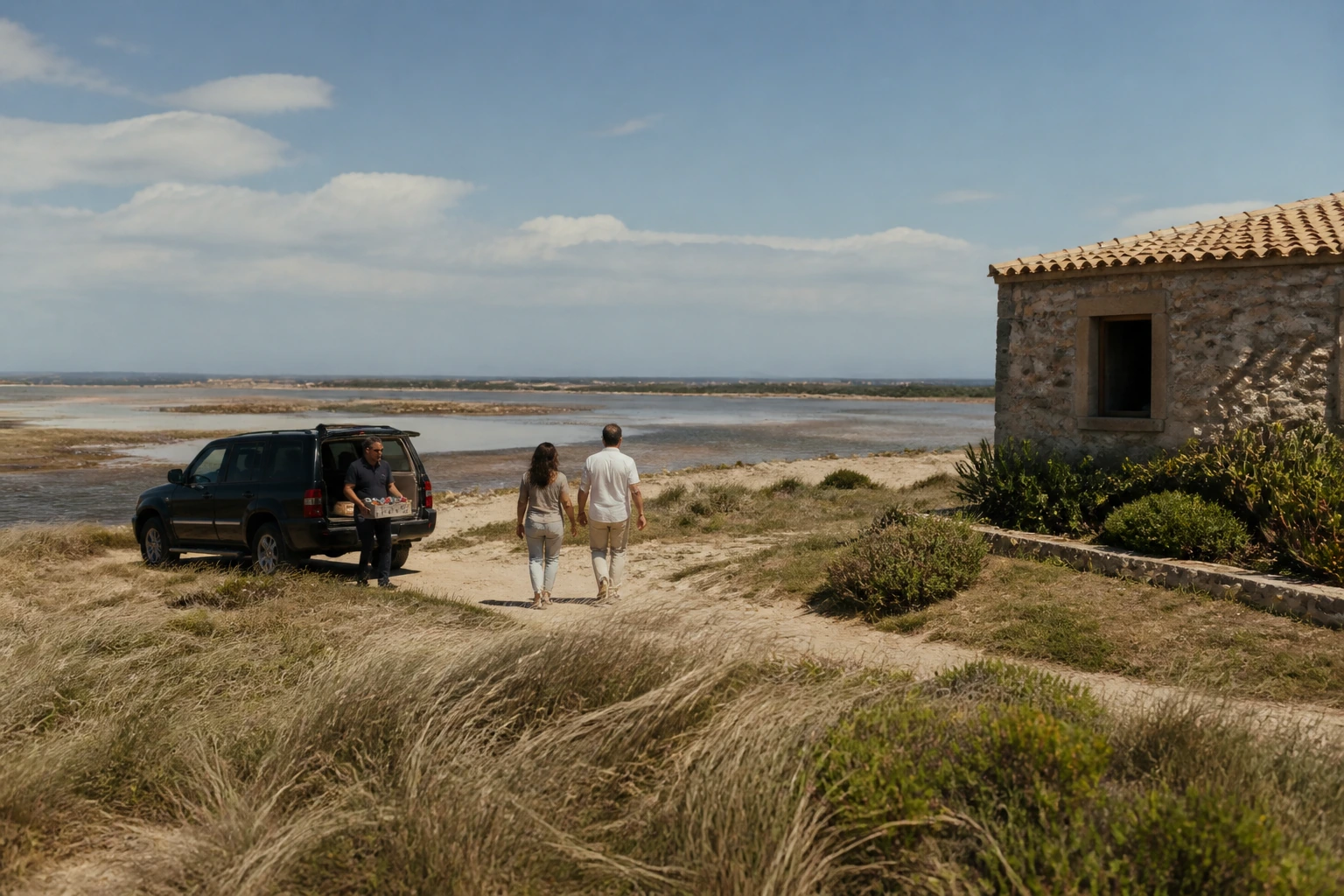Photorealistic illustration for luxury sardinia coasts: signature experience