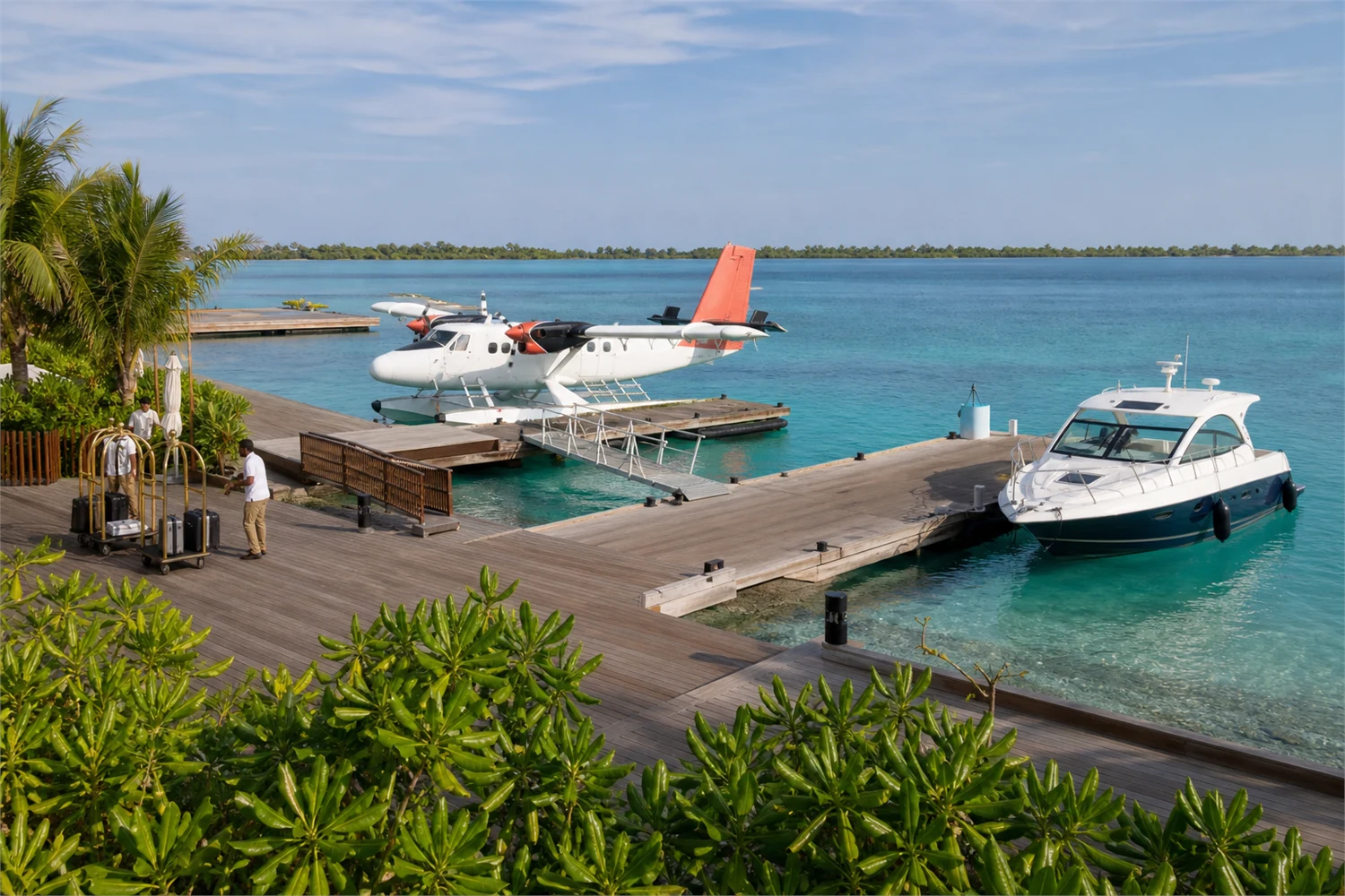 Malediven Wasserflugzeug oder Speedboat: Welche Transferart passt besser