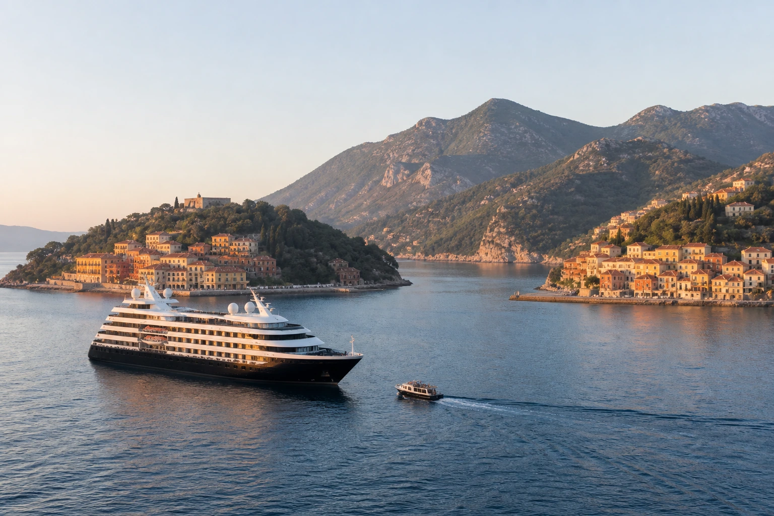 Illustration photoréaliste pour motion sickness ships routes stabilizers : accommodation and physical layout