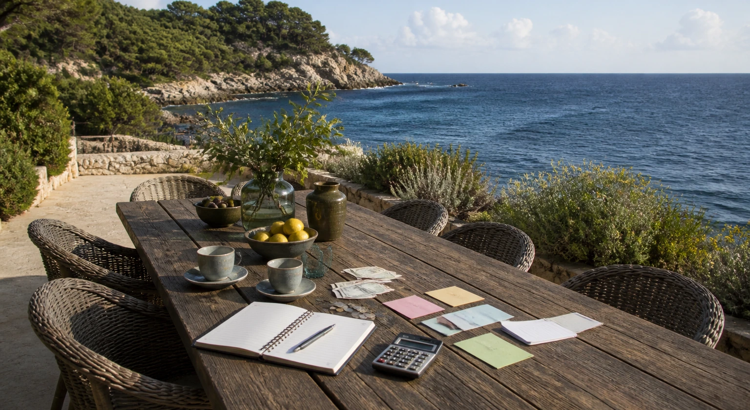Photorealistic illustration for multigenerational travel: reality-check detail