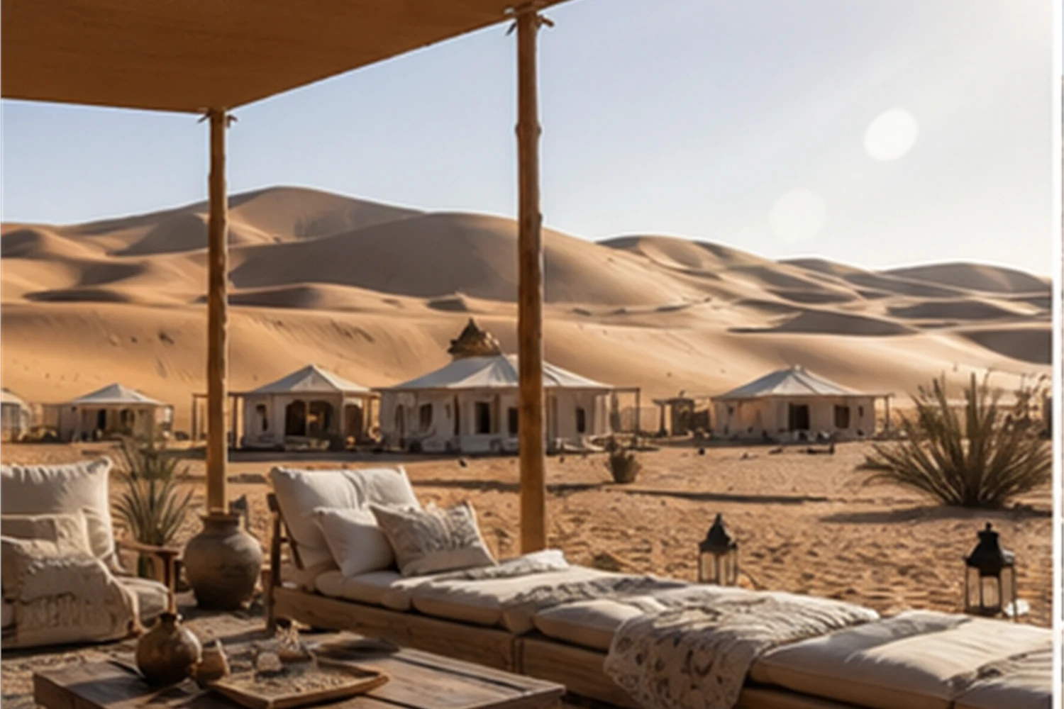 Oman Wuestencamp oder Berghotel: Welche Kombination funktioniert.