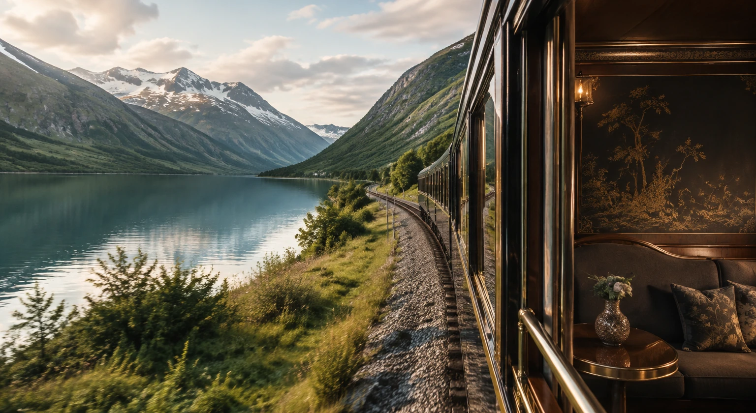 Photorealistic illustration for orient express alternatives: signature experience