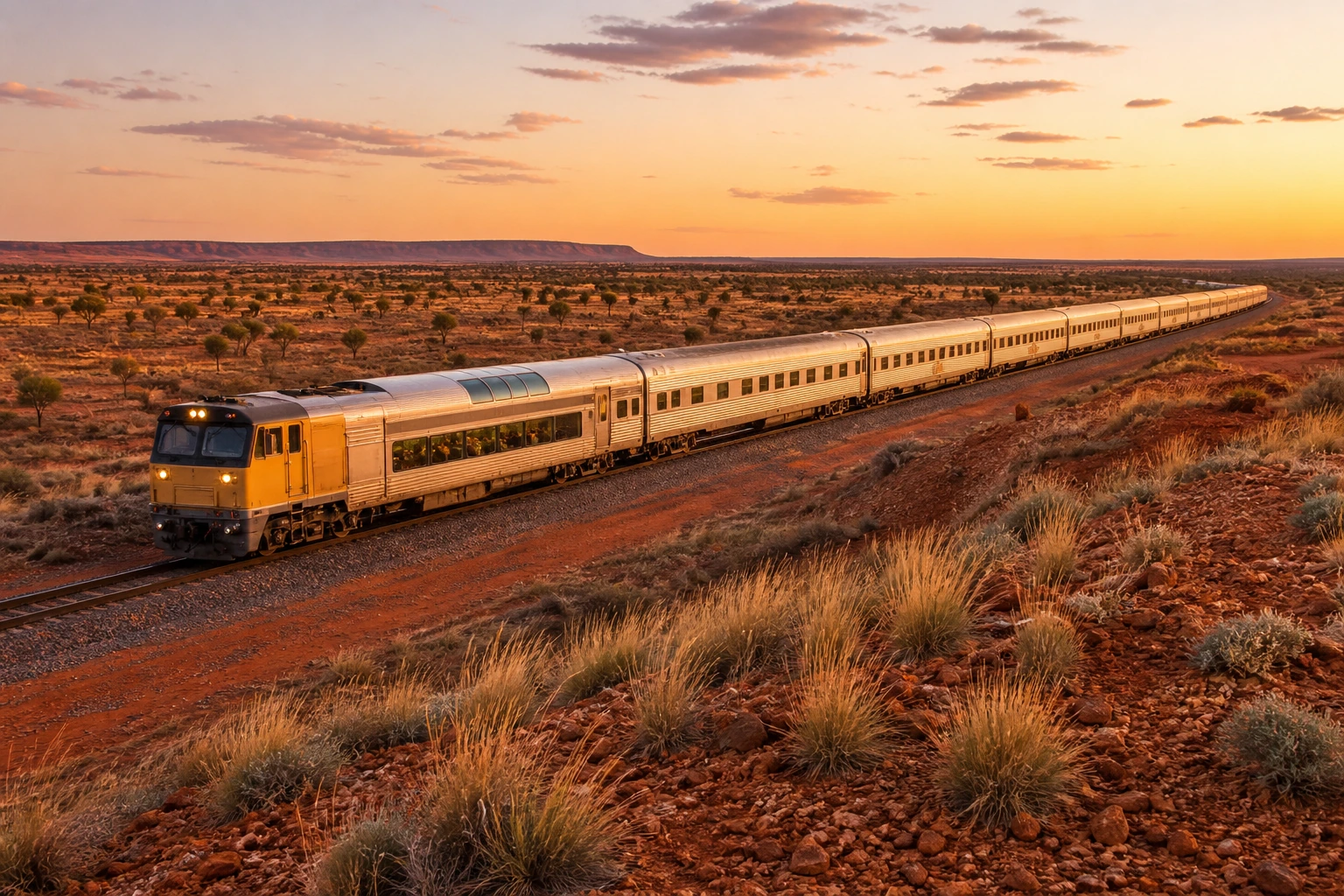 Photorealistic illustration for orient express alternatives: signature experience