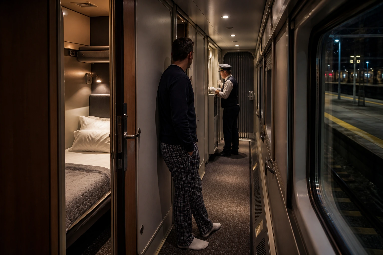 Photorealistic illustration for orient express alternatives: logistics and service