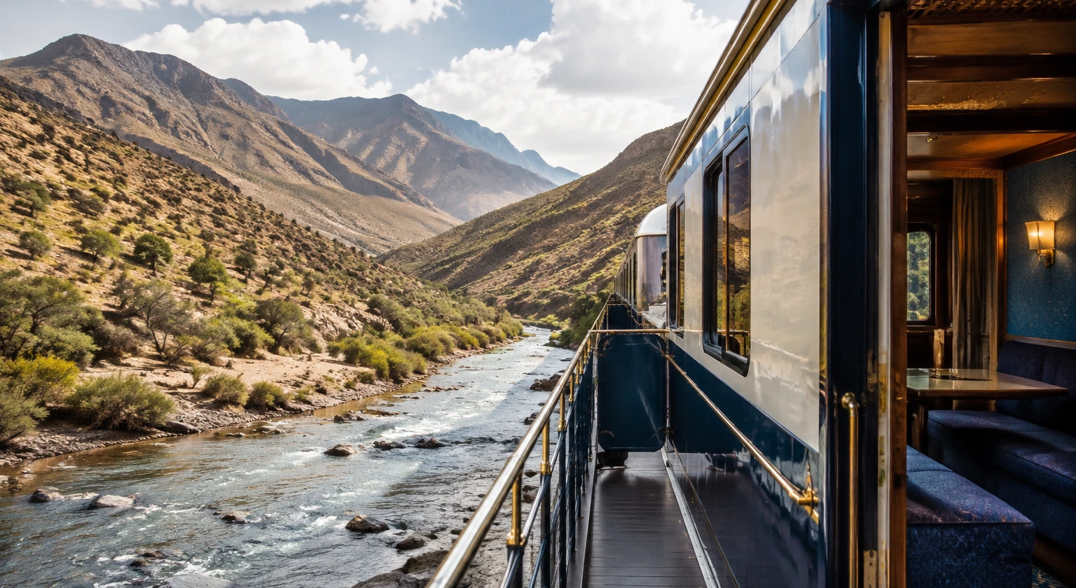 Photorealistic illustration for orient express alternatives: reality-check detail