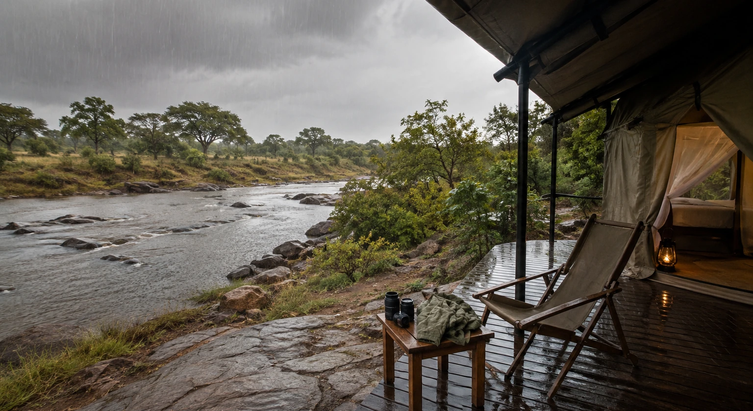 Photorealistic illustration for photographic safari planning: logistics and service