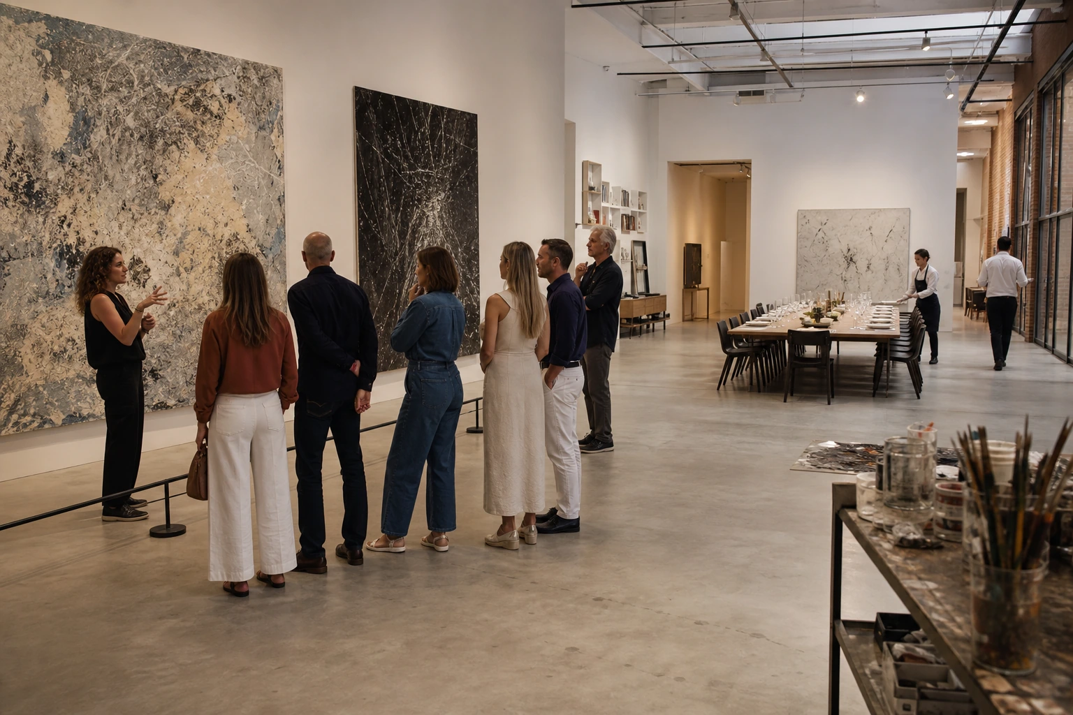Photorealistic illustration for private dining experiences: logistics and service