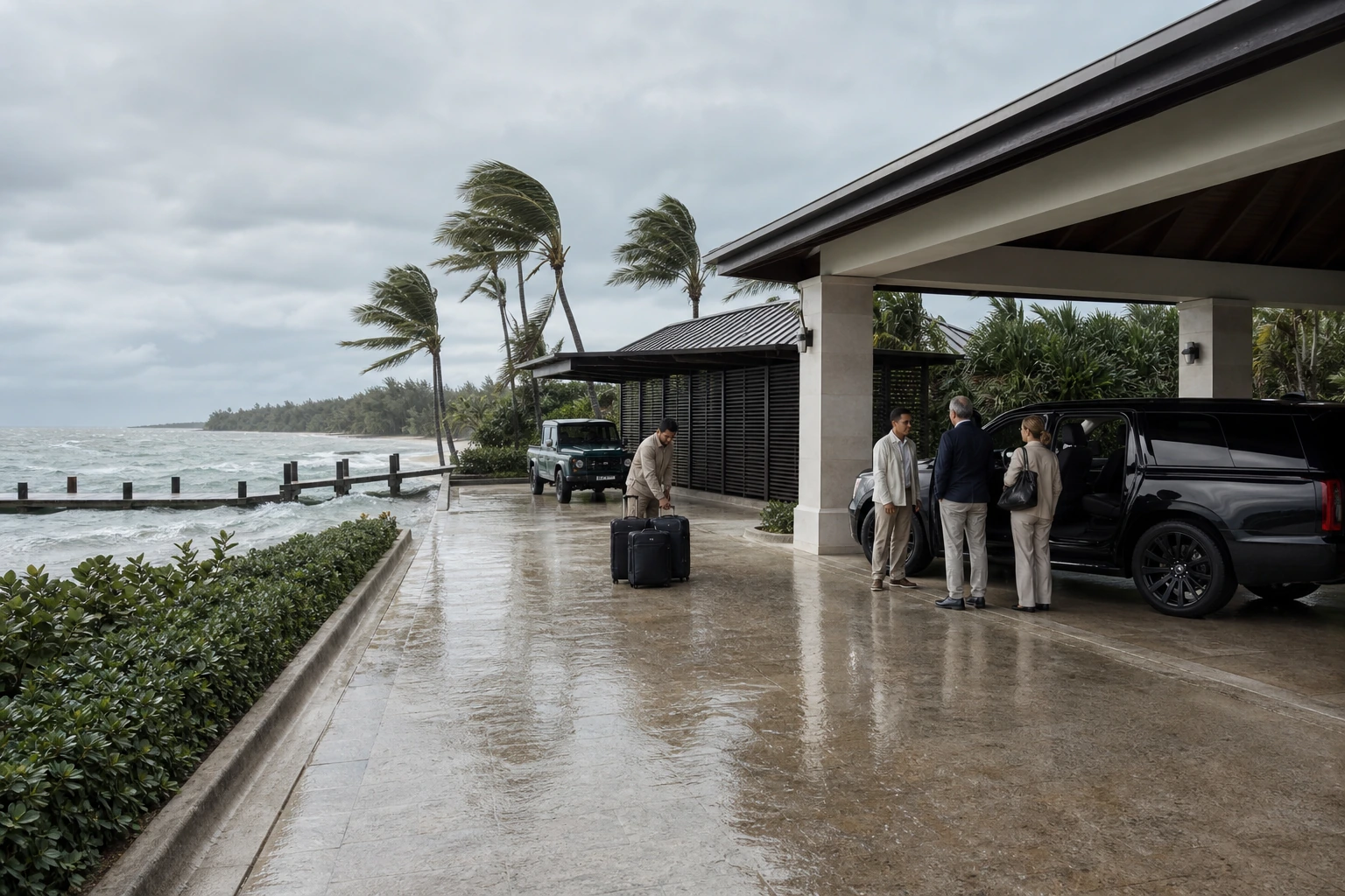 Photorealistic illustration for private pier boat access: reality-check detail