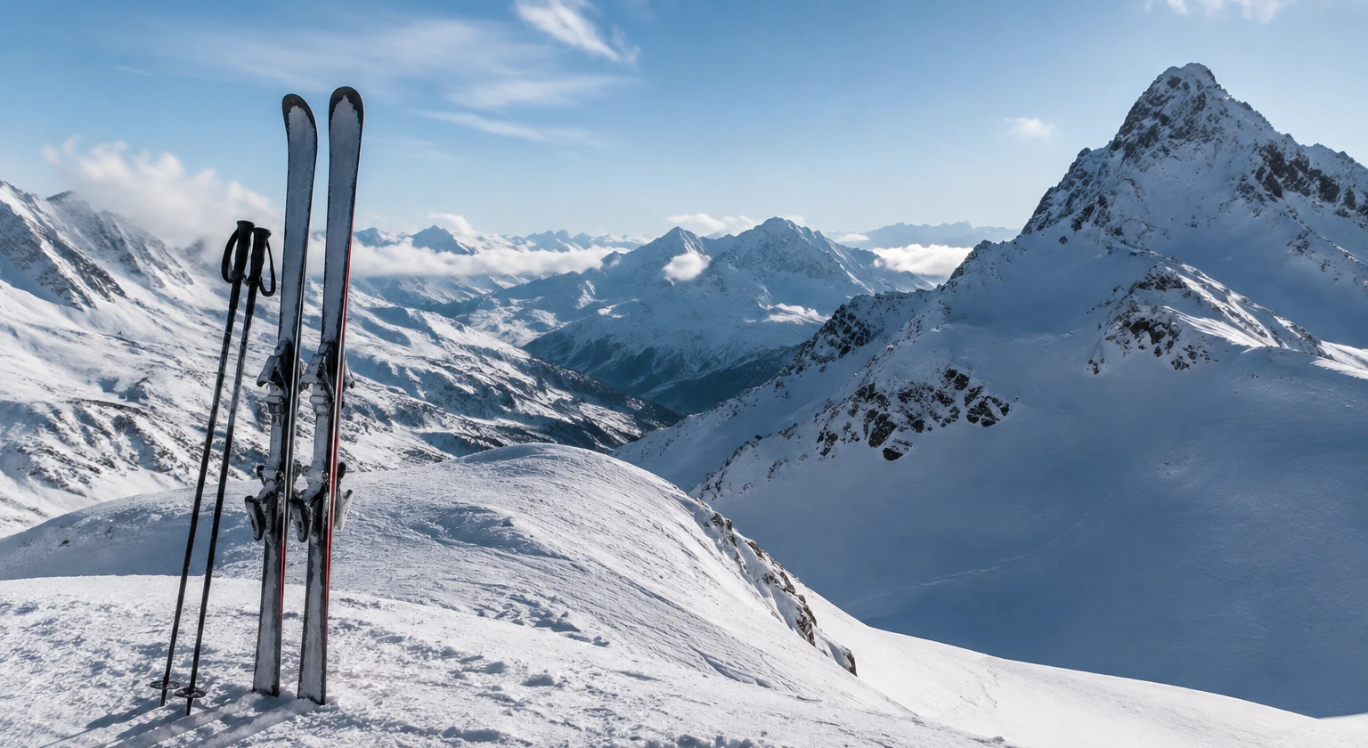 Photorealistic illustration for private ski instructor: signature experience