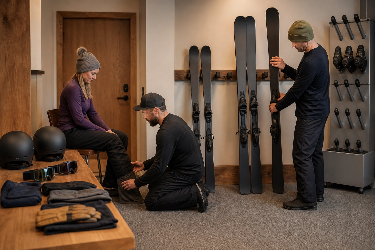 Fotorealistische Illustration zu private ski instructor: signature experience