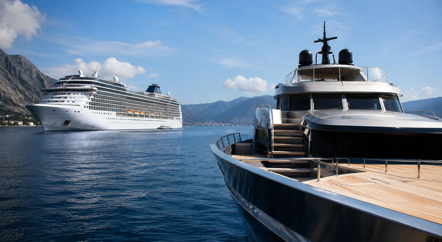 Private yacht vs. luxury cruise: Which is better