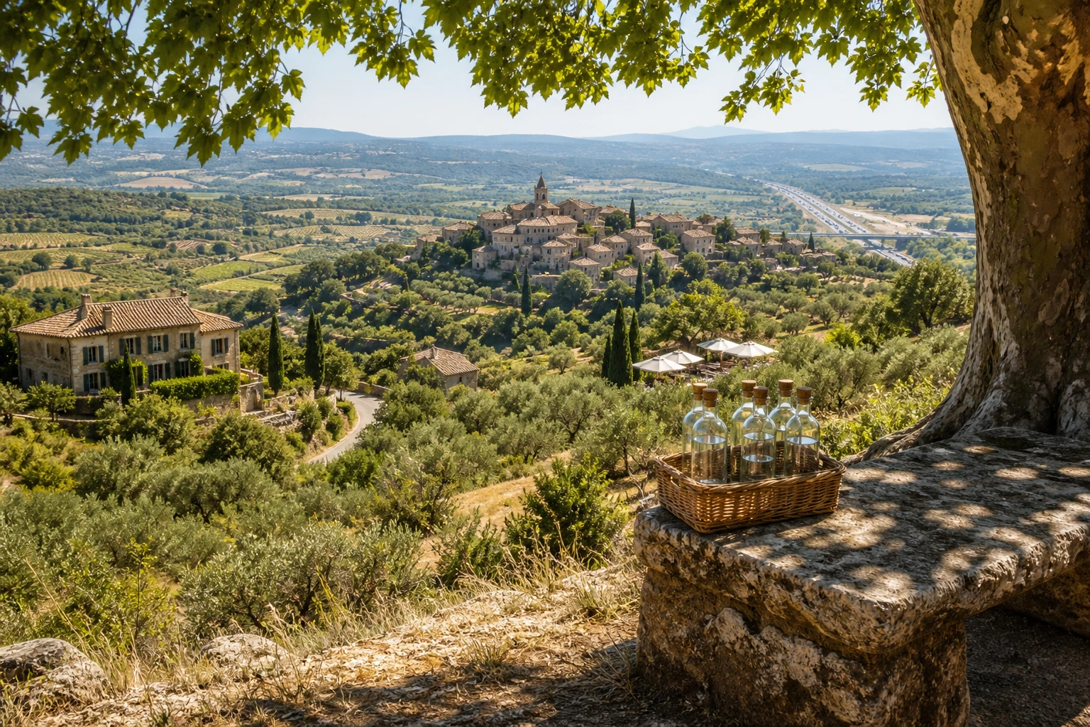 Photorealistic illustration for provence midsummer: signature experience