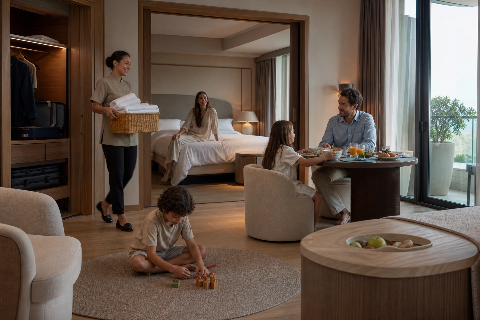 Illustration photoréaliste pour quiet luxury travel : reality-check detail