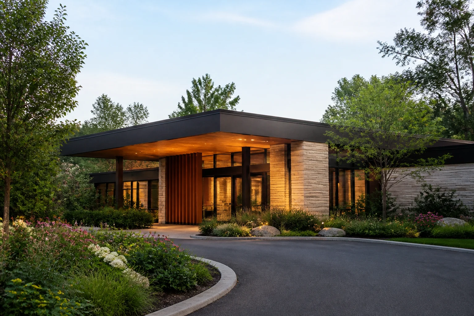 Exterior of a recovery-services provider in Woodbury, Minnesota