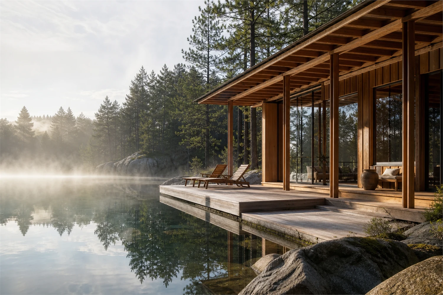 Reisen für mentale Erholung: Stille, Natur und Design
