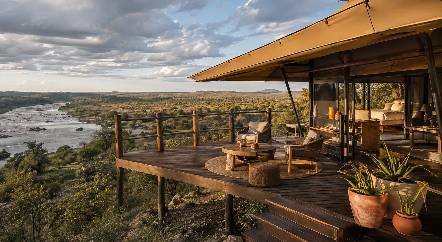 Photorealistic illustration for responsible luxury travel: logistics and service