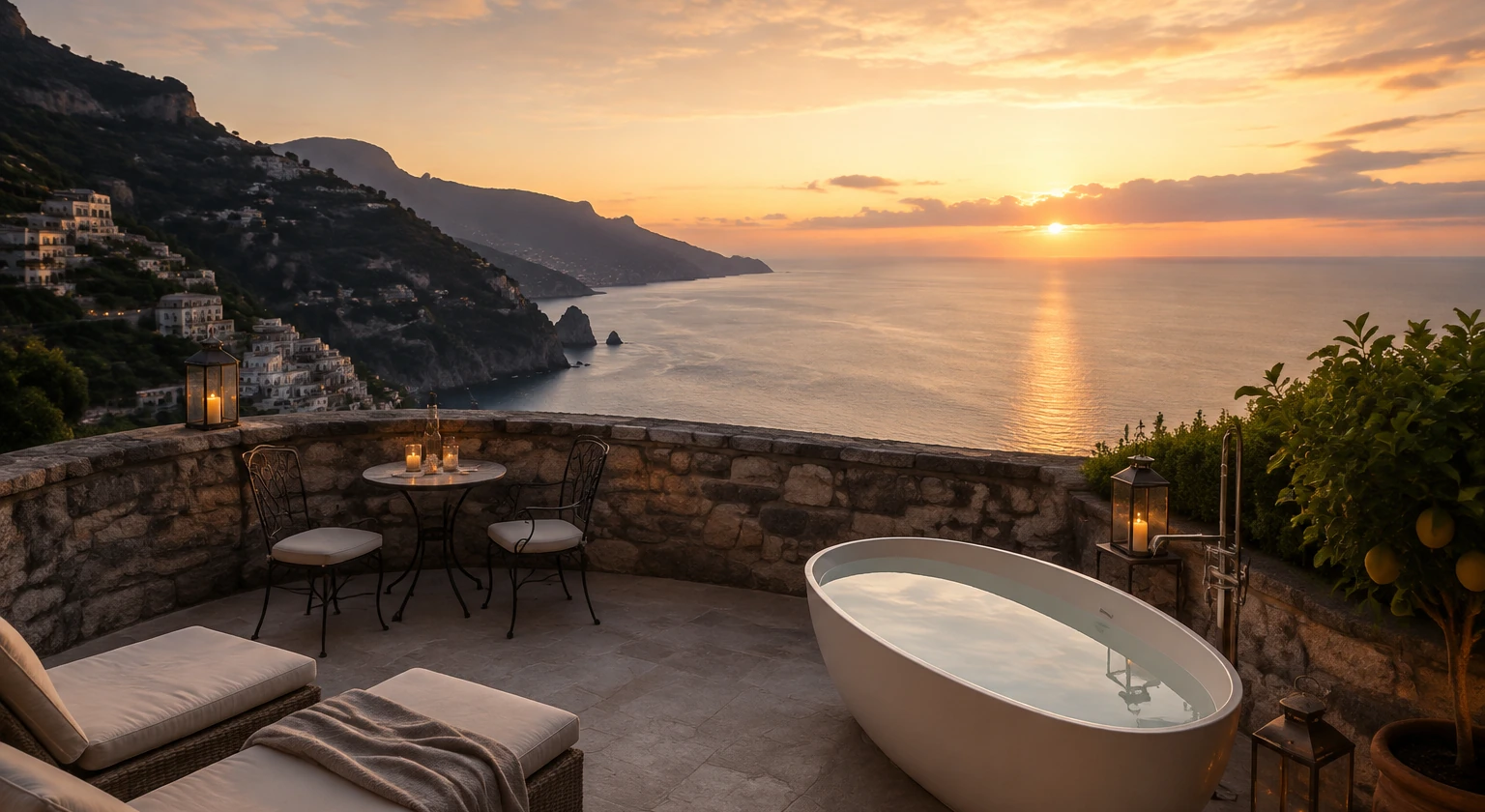 Photorealistic illustration for romantic europe weekends: reality-check detail