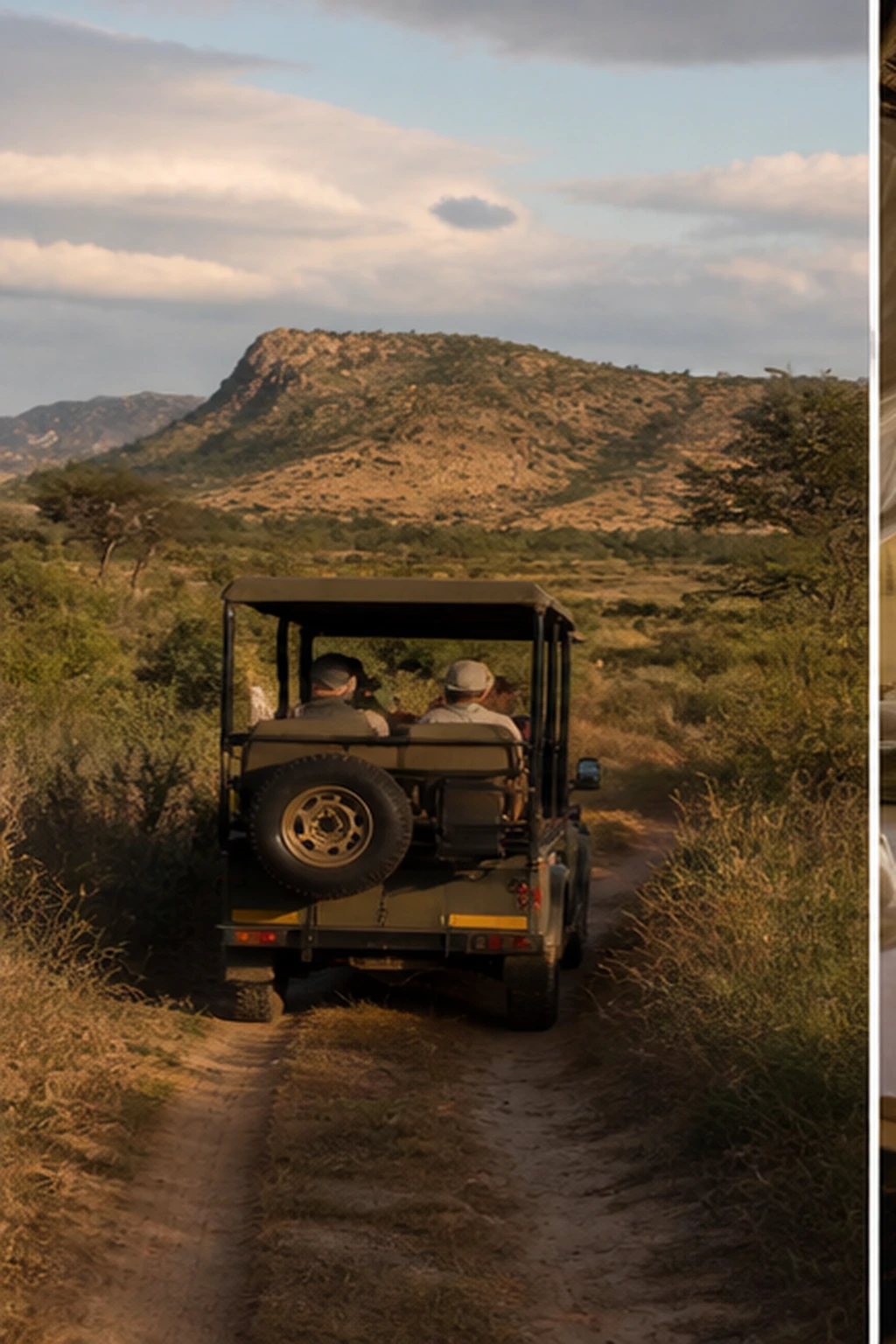 Safari Suite with Pool: When the pool is actually used.