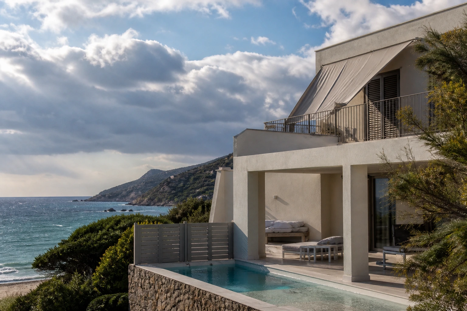 Illustration photoréaliste pour sardinia wind coast fit : logistics and service