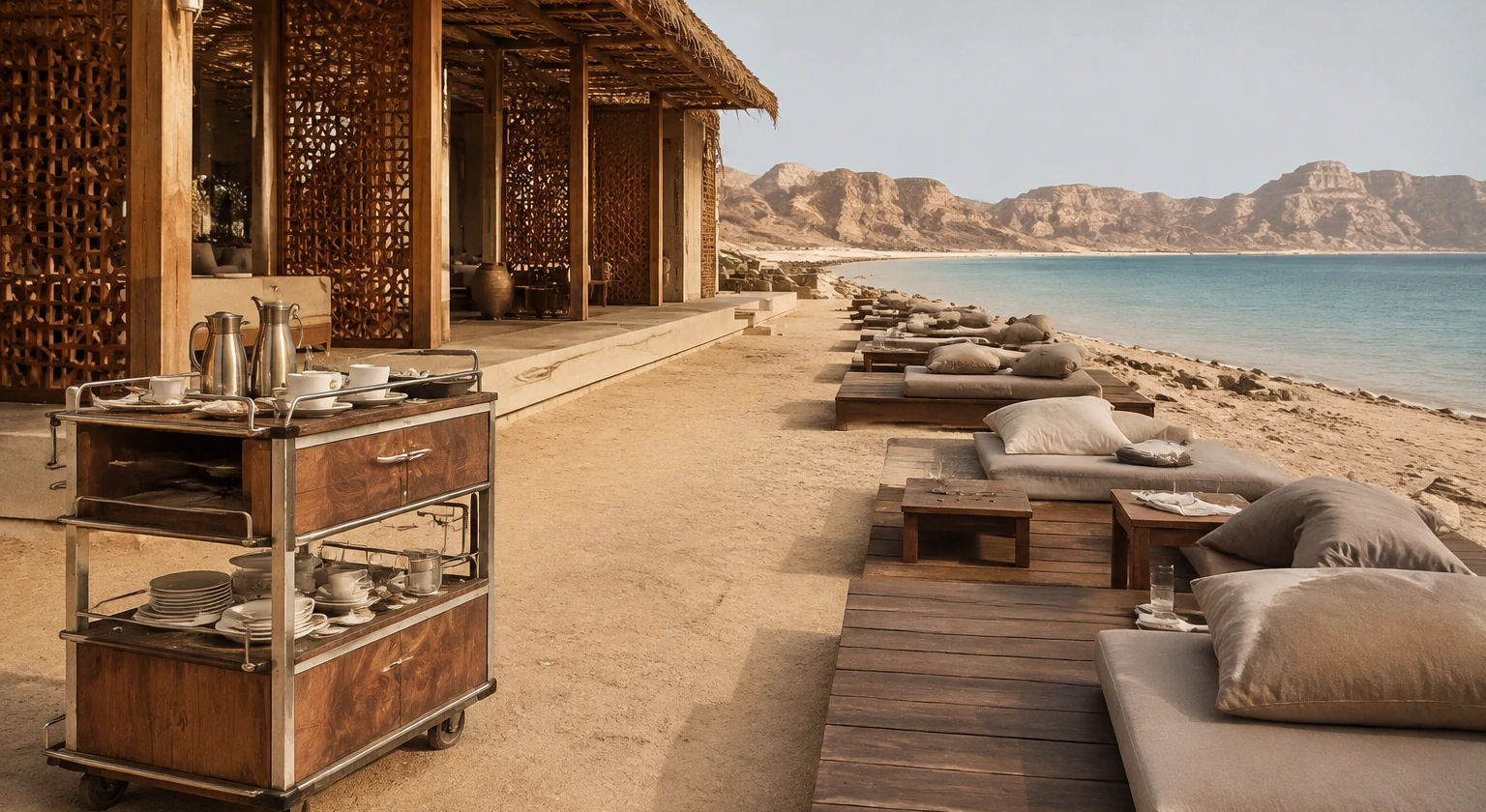 Photorealistic illustration for saudi arabia practical planning: reality-check detail