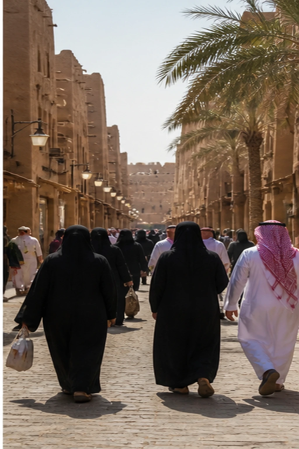 Photorealistic illustration for saudi arabia practical planning: reality-check detail