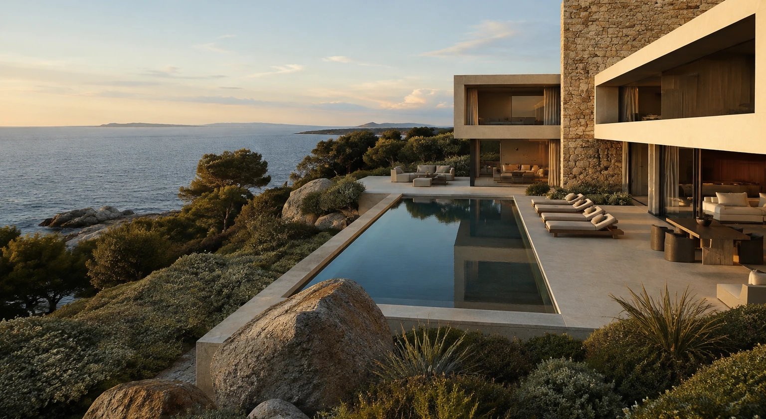 Photorealistic illustration for secret hotels private sales risk: accommodation and physical layout