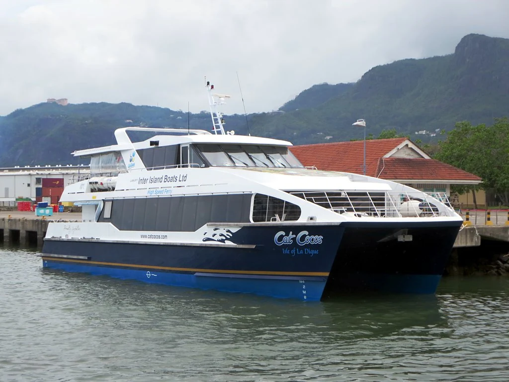 Cat Cocos high-speed ferry at Victoria's Inter-Island Ferry Wharf