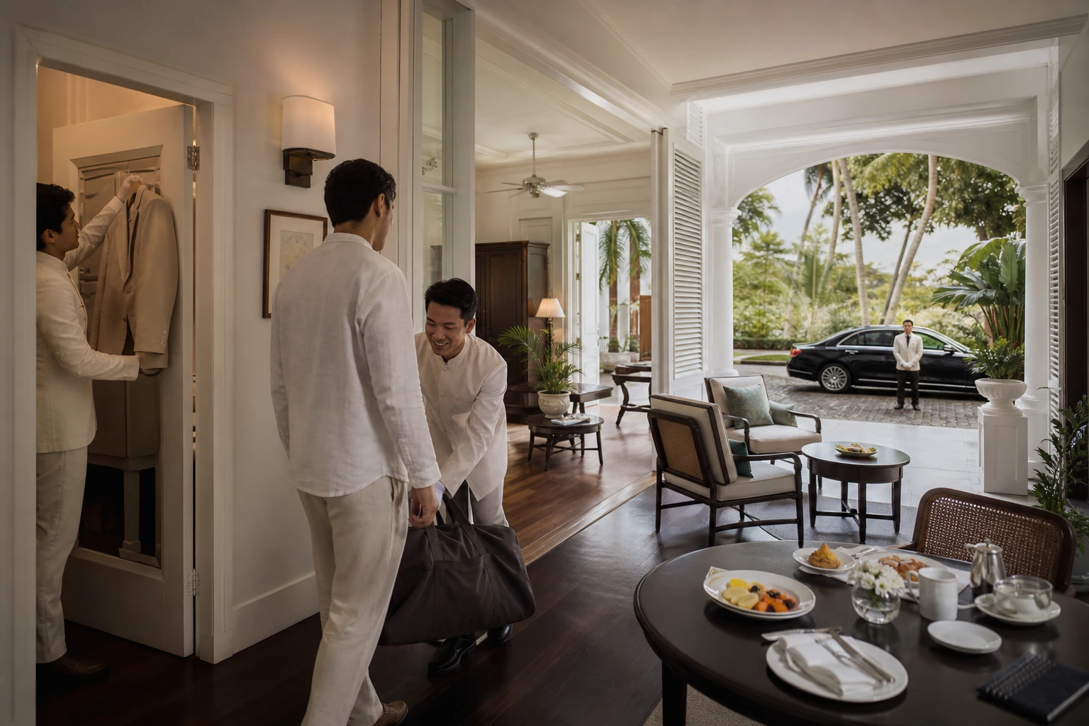 Fotorealistische Illustration zu singapore stopover 36 hours: accommodation and physical layout