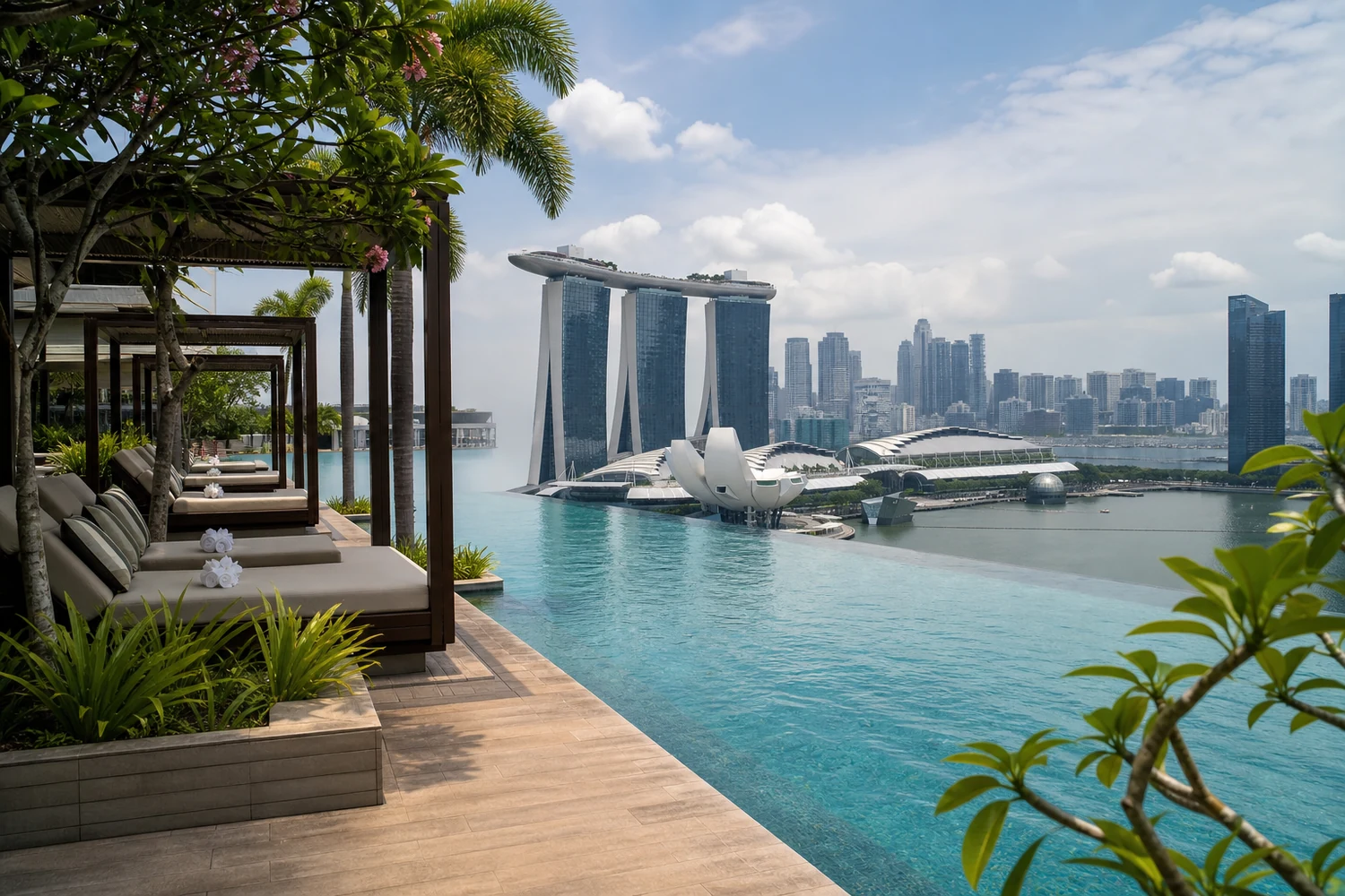 Singapur luxuriös erleben: Hotels, Dining und Rooftop-Pools