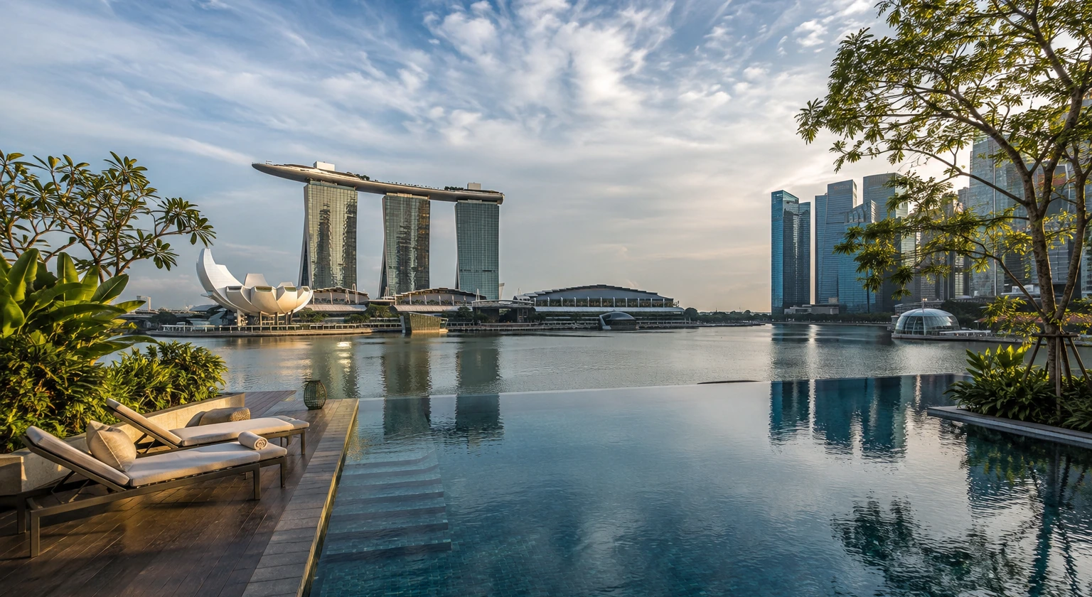 Marina Bay at the beginning of a considered Singapore stay