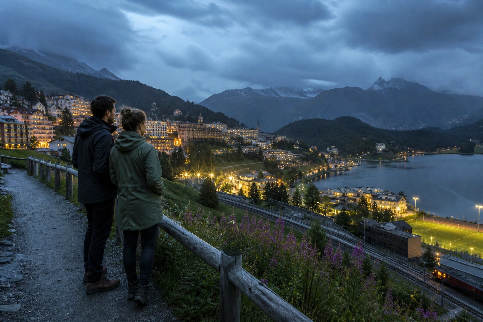 Fotorealistische Illustration zu st moritz event season: signature experience