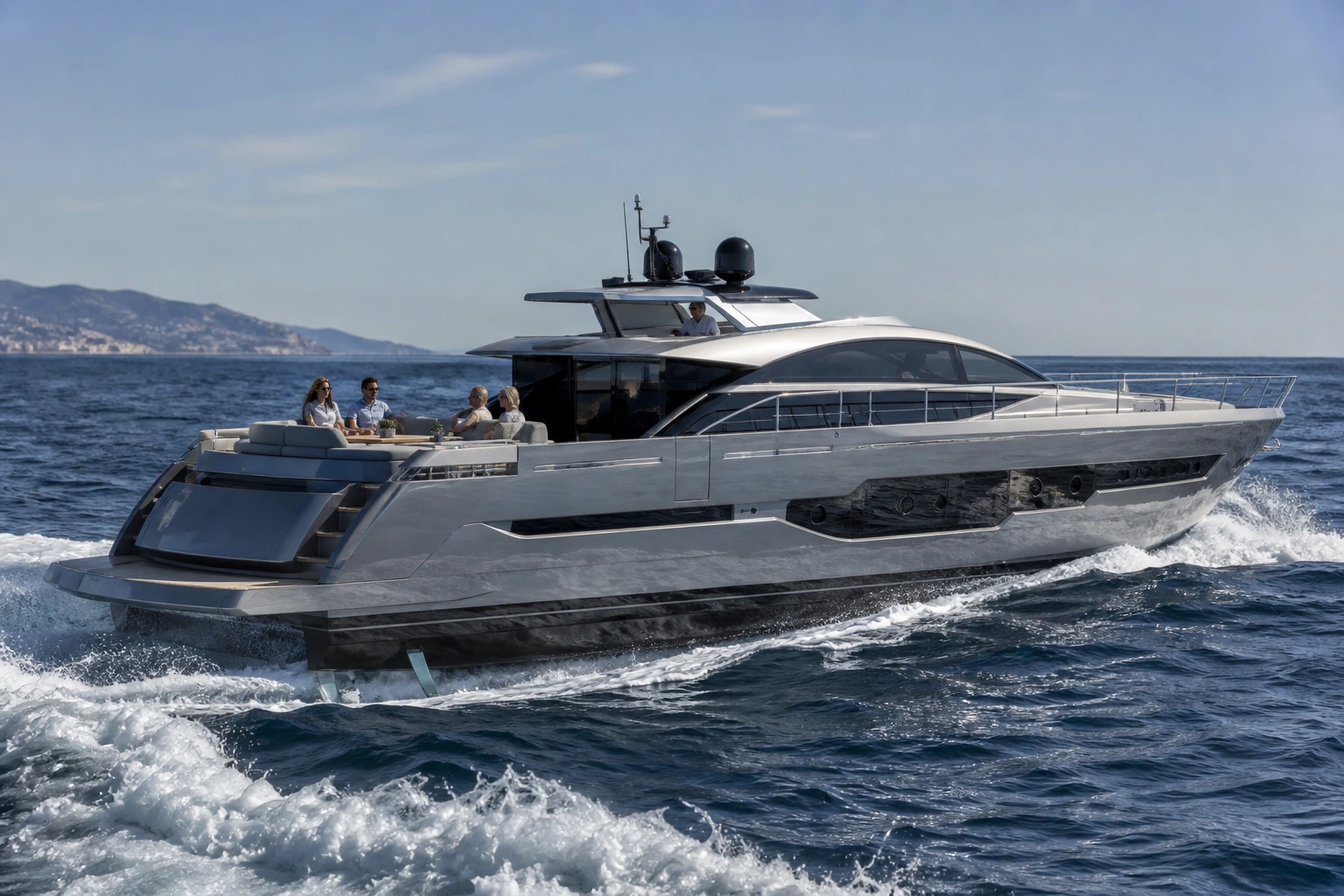 Illustration photoréaliste pour superyacht real cost : logistics and service
